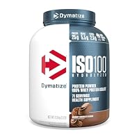 Dymatize Iso-100 Hydrolyzed Whey Protein Isolate 71 Serves Gourmet Chocolate 2.3kg
