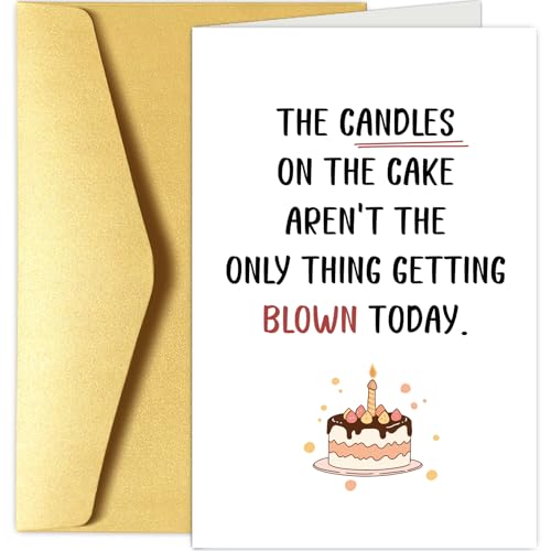 Naughty Birthday Card for Him