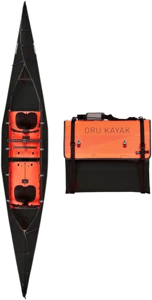 Oru Kayak Foldable Kayak Haven TT | for 1 or 2 People - Stable, Durable, Lightweight - Lake and River Kayaks - Beginner, Intermediate - Size (Unfolded)