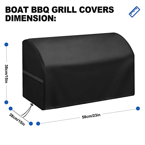 Mrwizms Boat Bbq Grill Cover Waterproof 23X15X15In, For Magma Chefsmate Gas Grill thumb #1