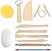 Blisstime 30pcs Clay Tools, Pottery Tools Clay Sculpting Tool for Adults, Pottery Kit for Polymer Clay and Air Dry Clay