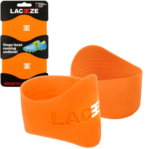 LACEEZE lace Band Football Boot Lace Cover orange