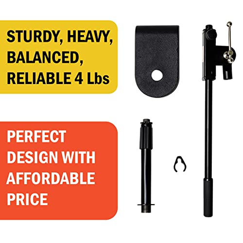 Stage Rocker Adjustable Low-Profile Microphone Stand - Snare/Tom Bottom/Bass (Kick) Drum/Table Top, Adjustable Height, 15.75“ Telescoping Boom Arm, Clip-On Cable Holder, Powered By Hamilton (Sr610111) #TOP7