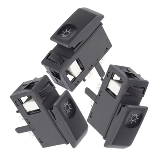 Interruptor luz faros compatible con VW Golf Mk2 Jetta II perilla control 191941531A