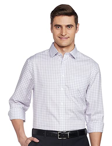 Image of Marks & Spencer Mens Solid Polyester Blend Collared Neck Regular Fit Easy Iron Shirt (Pack of 2)