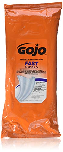 FAST TOWELS Hand Cleaning Towels, 10x9, Fresh Citrus, White, 60/Pack