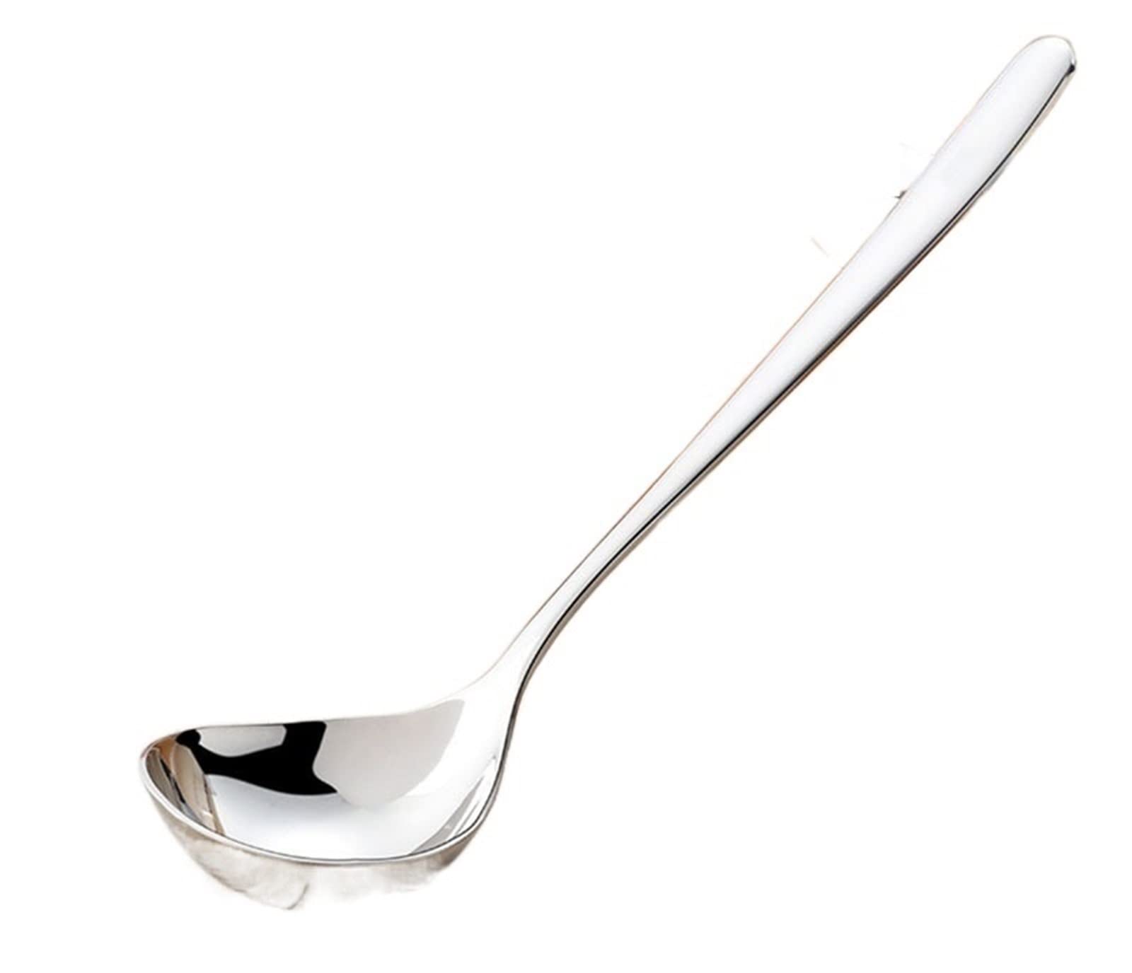 JINGYAN Cuillères à glace Thickened Stainless Steel Long Handle Spoon Ice Cream