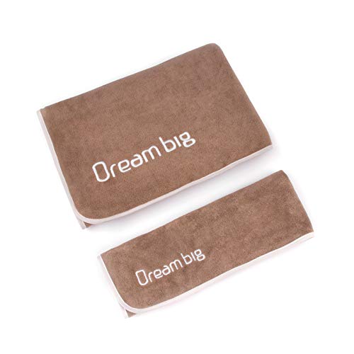 Manufacturers direct sales of ultra-fine fiber absorbent beauty salon towel plain embroidery thickened daily necessities dry hair towel wholesale (???)