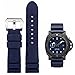 Produktbild HEYOZURY Uhrenarmbänder für Panerai 22mm,24mm Premium Qualität Wasserdichtes Silikon Wählen Sie Farbe/Breite Gummibänder Gummi Ersatzbänder Uhrenarmbänder für Männer