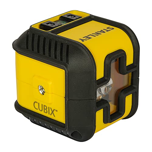 Niveau laser Stanley Cubix vertical et horizontal vert 16m complet