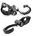 Boxiki kids Set of 2 Stroller Hooks for Bags, Purses, Water Bottles & More | Stroller Hooks Bag Hanger Clips | 360 Degree Swivel Stroller Carabiner Hooks | Stroller Hook Set for Mommy