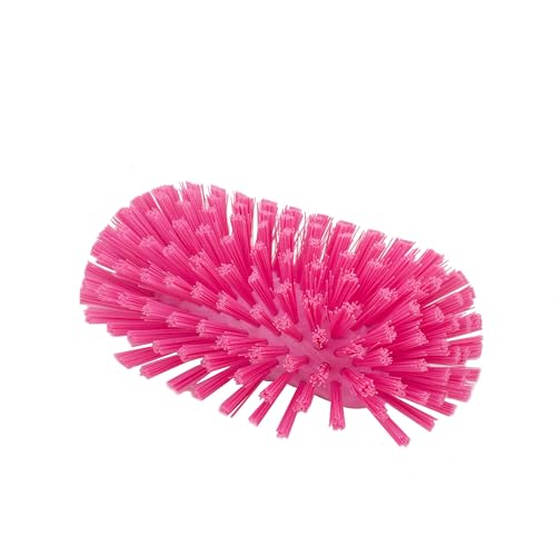 Image of SPARTA Tank and Kettle Scrub Brush Heavy-Duty Tile Brush, Color-Coded and Handle Compatible (Sold Separately) for Optimal Access In Spacious Containers, Plastic, 5.5 X 9.5 Inches, Pink, (Pack of 2)