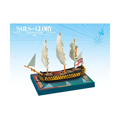 Sails of Glory Ship Pack - HMS Queen Charlotte 1790 Board Game