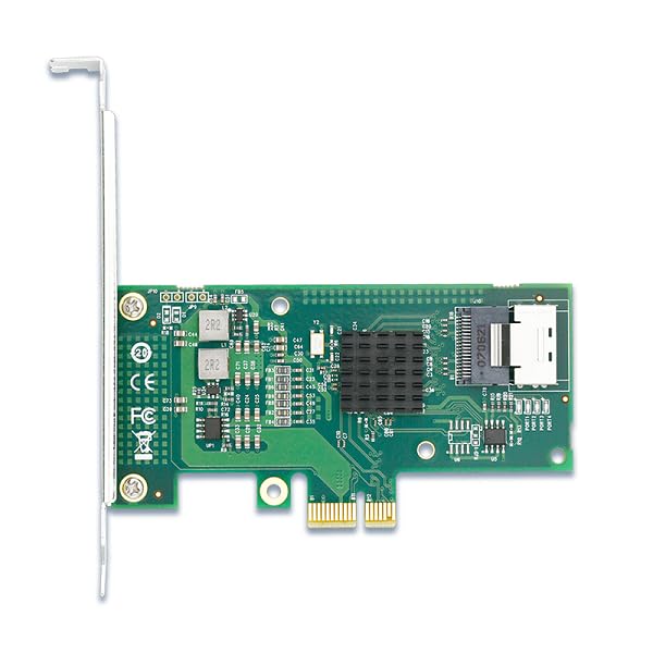 Tarjeta controladora RAID SATA PCIe 4 puertos 6Gb/s, Marvell 88SE9230, soporte RAID 0/1