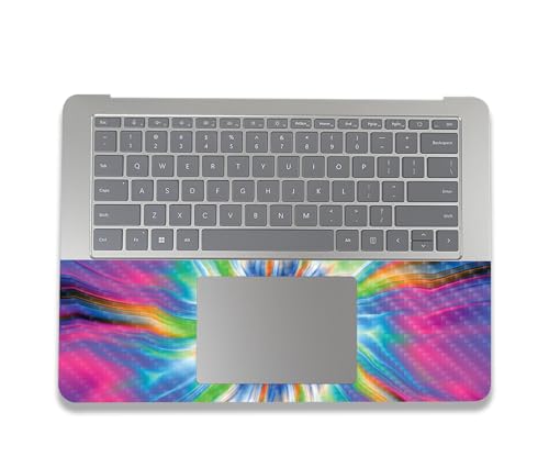 Image of MightySkins Carbon Fiber Skin Compatible with Microsoft Surface Laptop Studio 2 (2023) Full Wrap Kit - Prismatic Vortex | Protective, Durable Textured Carbon Fiber Finish | Made in The USA