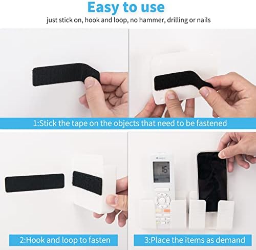 Amazon Brand - Eono Double Sided Sticky Foam Pads Adhesive Tape,48 pieces Black Foam Tape Strong Pad Mounting Adhesive 25mm*25mm