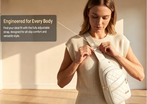 Image of YAZEKOUS Small Sling Bag Casual Crossbody Sling Backpack for Women Men, Trendy Cross Body Daypack Backpack
