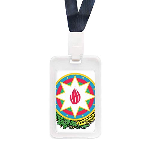 Protège-carte Azerbaïdjan transparent fini les badges rayés