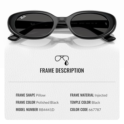 Ray-Ban RB4441D BIO-BASED Square-Round Shaped Sunglasses for Men & Women with Official RAYBAN Eyewear Kit3