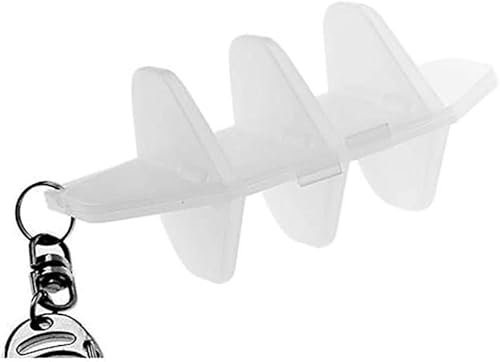 Dart Flight Case: Hard Shell for One Set of Flights - Milky White