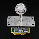 WOUPY Umschaltbarer, breit beleuchteter Joystick, Arcade-Joystick, für Spiele für Bedienfelder