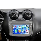 CAMECHO 4G+64G Android 15 Car Stereo for Alfa Romeo Mito 2008-2018 with Wireless CarPlay Android Auto 7 Inch HD Touchscreen Car Radio Bluetooth 5.0 32EQ GPS WIFI FM RDS Backup Camera