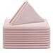 YCC Linen - 20 Inch Square Premium Polyester Cloth Napkins 10 Pack - Blush, Oversized, Double Folded and Hemmed Table Napkins for Restaurant, Bistro, Wedding, Thanksgiving and Christmas