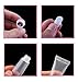 BlingKingdom 6pcs Lip Gloss Tubes 8ml Clear Soft Empty Lip Balm Containers Refillable Mini Cosmetic Tubes for Comestic Makeup and Travel Toiletries