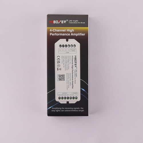 LGIDTECH PA4 Miboxer 4-Channel Hight Performance Amplifier DC 12-24V For RGB RGBW SMD 5050 3528 2835 Flexible LED Strip Light - Image 4