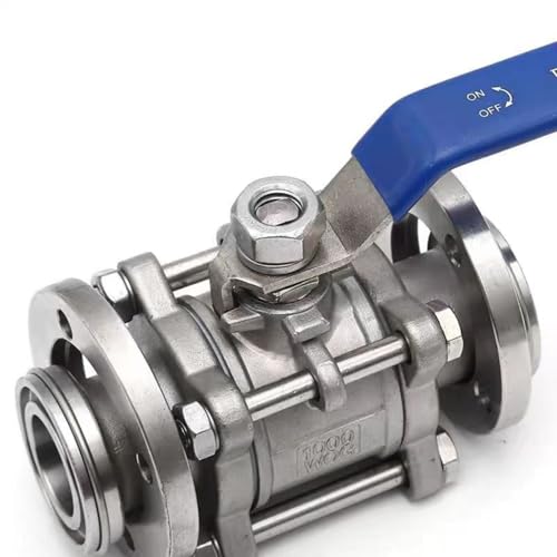 Robinet à bille compatible vide et basse pression série GU-25 Inox 304