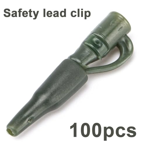 Kit 100 pcs Clips de Seguridad para Pesca de Carpa miniatura 3