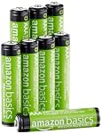 Amazon Basics – Amazon Basics 8er-Pack wiederaufladbare AAA-NiMH-Leistungsba