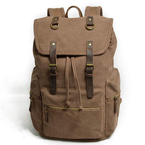 TAOZYY Mochila De Lona Unisex Bolsa Montaña Gran Capacidad Vintage Viaje Hombro Ocio
