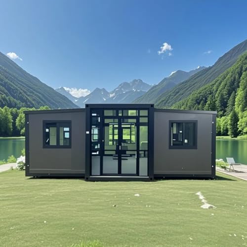 20ft 40ft Expandable Portable Folding Modular Tiny Home - 3 Bedro...