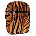 Personalized Small Crossbody Bag Water Resistant Messenger Bags Mini Tiger Striped Pattern Printing SlingBag For Men Women