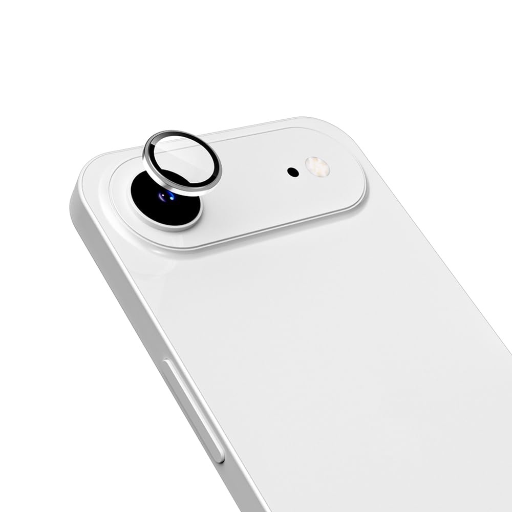 Zore Apple ile uyumlu iPhone 17 Air Zore Mikro Kamera Lens Koruyucu Gümüş