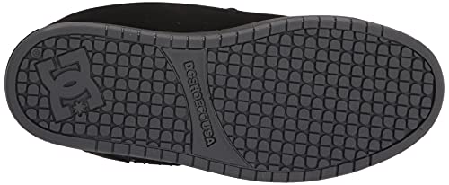 DC Men's Court Graffik Casual Skate Shoes, Black/RED, 104