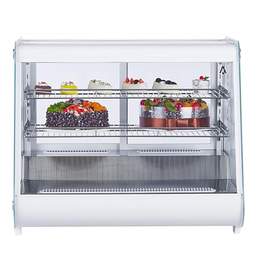 TROPOW 5.3 Cu.Ft Refrigerated Display Case Commercial Countertop Refrigerato, Display