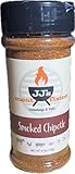 JJ's Meat Fixins Smoked Chipotle Seasoning & Rub, Net Wt. 4.7oz (133g)-8 fl.oz. Bottle