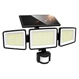 UME Lampe Solaire Extérieure, 302 LED, 1500 lm, Imperméable IP65, Détecteur de Mouvement, ...