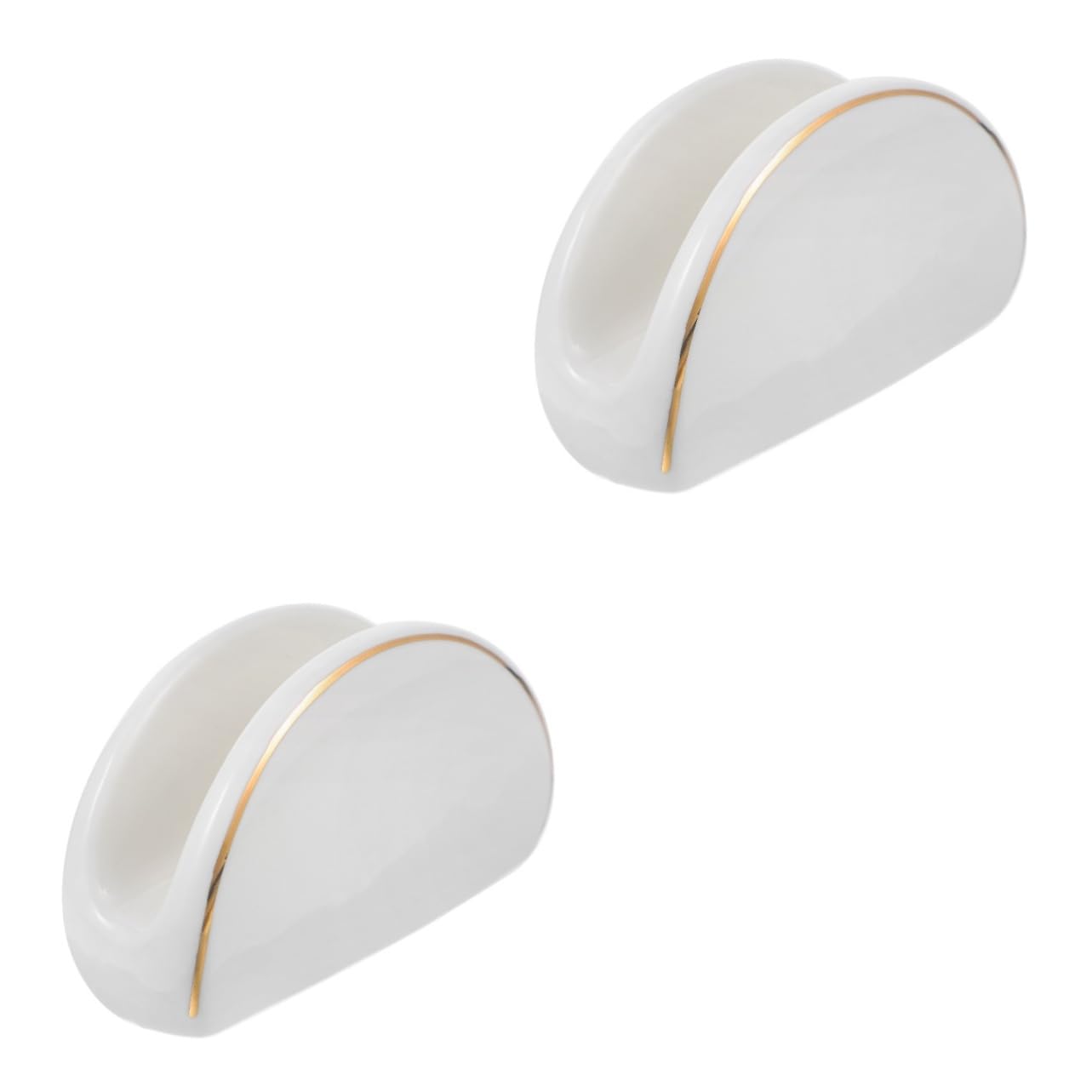 Cabilock 2 Servilleteros De Cerámica Para Mesa Dispensador De Servilletas De Papel Para Cocina