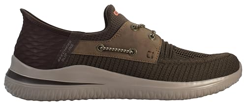 Skechers Men's Slip-Ins: Delson 3.0- Roth Shoes, Chocolate, 8 M US