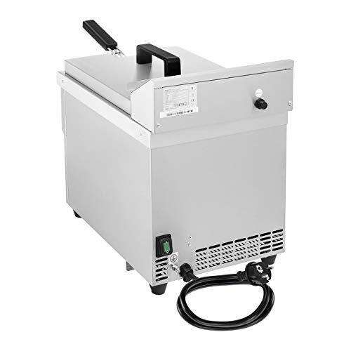 Royal Catering – Rcif 10EB – Induction 10 Litre Fryer Deep Fryer 3.5 Volume, 3500 W, 230 V, Timer, Drain Tap – Silver - Image 8