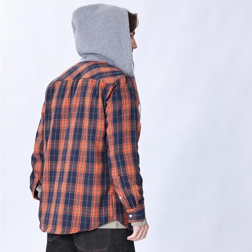 Chaqueta con Capucha de Hombre Talla XX-Large Naranja miniatura 4