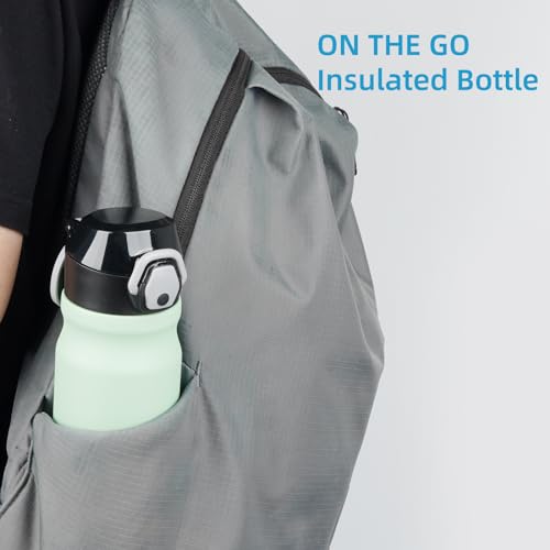 Image of Konokyo 18 oz Insulated Stainless Steel Sports Water Bottle with Straw Lid