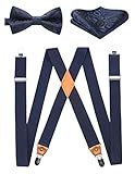 Un par de tirantes de clip son una forma distintiva y versatil de proporcionar soporte para el pantalon. Con tirantes elasticos anchos, puedes arreglar tu ropa formal o lucir una nueva y moderna forma de lucir un par de jeans o shorts.