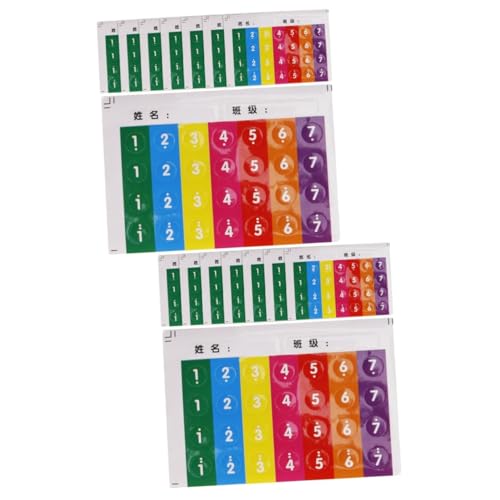 Parliky 2sets Instrumente Hinweis Aufkleber Pan Flöte Finger Guide Praxis Aufkleber Für Flöte 8 Stücke * 2