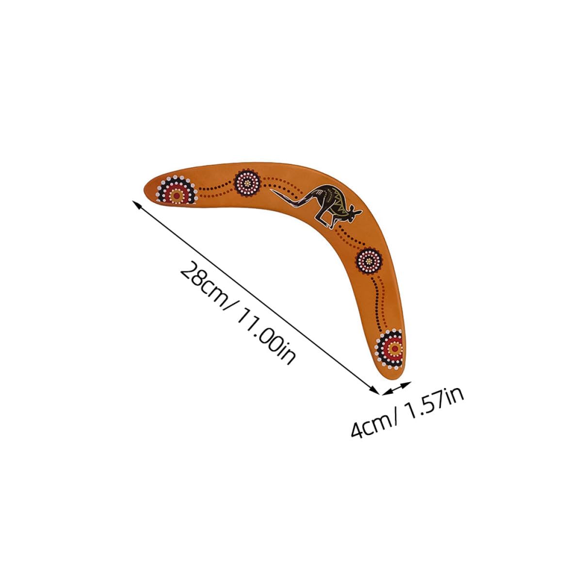Didiseaon 2 Piezas de Boomerangs en Forma de V de Material Sintético para Deportes al Aire Libre y Área Abierta, Juguete de Maniobra para Adultos y Niños