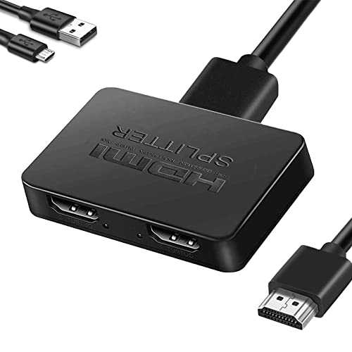 4K HDMI分配器１入力2出力 2画面同時出力 HDMIスプリッター Amazon | HDMI 分配器 4K 2出力 スプリッター HDMI 分配 1入力2