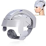 Head Massager Helmet - Acupuncture Brain Relax Massager - Electric Head Vibration Massage for Head Stress Relief - 8 Massage Adjustment